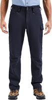 Pantalon de travail en nylon pour homme Kecols - Vêtement de travail technique résistant à l'eau, léger, extensible dans les 4 sens, avec impression sérigraphiée et détection par aiguille