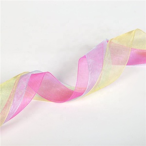 Ruy Băng Cho Quà Tặng Bọc Tái Chế Chất Lượng Dập Nổi Logo Phẳng Dệt Đan Tùy Chỉnh Organza <span class=keywords><strong>Ribbon</strong></span> Với Logo - Product Image 4