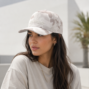 Casquette de golf 5 panneaux avec logo personnalisé brodé, en cuir silicone de haute qualité, faible MOQ, sangle réglable, respirante, pour hommes - Product Image 5