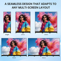 Display LED per Esterni e Interni, Pannello LED Digitale Ultra Sottile Portatile, Schermo LED Sottile per Pubblicità