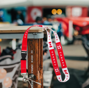 Trung Quốc OEM thể thao điện thoại dây buộc-Breathable Polyester huy hiệu chủ cho các trường học và văn phòng an ninh - Product Image 1