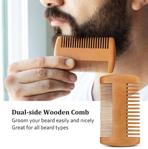 Râu Grooming Kit Cho Nam Giới Tất Cả Các Tự Nhiên Râu Dầu Balm Cam Lược Con Lăn Râu Chăm Sóc Bộ Giáng Sinh Sinh Nhật Của Cha Món Quà Ngày - Product Image 6