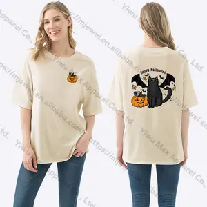 Custom New Women's T-shirts Halloween Sadult Costume Halloween T-shirt Clothing Costume Women 2024 Products For Halloween