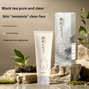 Zhenxiu Trà đen axit amin Sữa rửa mặt để làm sạch sâu, giữ ẩm, kiểm soát dầu, nhẹ và không kích thích - Product Image 2