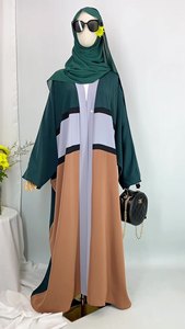 Femme Vêtements Islamique <span class=keywords><strong>Cardigan</strong></span> Fabricants 2025 Date EID Modeste Dubaï Nida Ouvert Abaya pour Fille Musulman <span class=keywords><strong>Kimono</strong></span> - Product Image 4