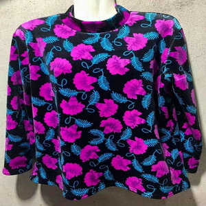 Maglie e <span class=keywords><strong>Camicette</strong></span> Invernali da <span class=keywords><strong>Donna</strong></span> in Pile Modello DZL108 con Varie Stampe Floreali, Prezzo all'Ingrosso 2,75 Dollari - Product Image 6