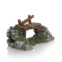 Ornement de pont en résine pour aquarium, grandes, moyennes et petites tailles, décorations artisanales pour aquarium, paysages de poissons tropicaux, styles multiples
