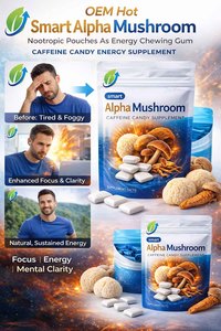OEM Sachets Nootropiques Alpha Mushroom Intelligents Populaires, sous forme de Bonbons Gélifiés Énergisants et de Soutien Immunitaire - Product Image 2