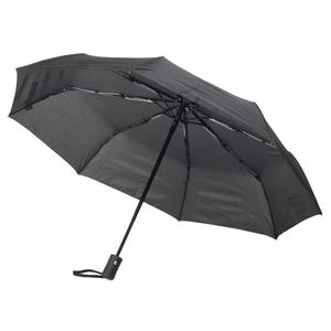 Parapluie pliant classique à prix abordable en polyester, ouverture/fermeture automatique en alliage, 8 baleines, compact - Product Image 1
