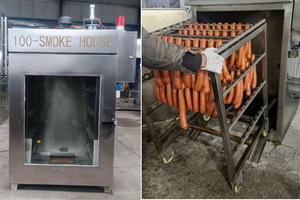 Horno Ahumador Comercial <span class=keywords><strong>de</strong></span> Alto Rendimiento para Carne, Pescado y Salchichas - HJ-YXJ50 - Product Image 2