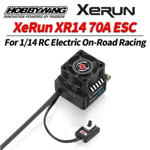 HobbyWing XeRun XR14 ESC 70A ESC brushless à capteur pour la compétition, modèle de voiture RC à l'échelle 1/10 1/12 1/14, course sur route - Product Image 6