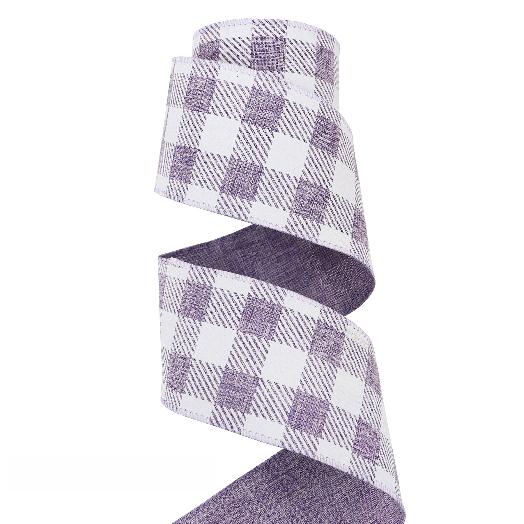 Violet à carreaux