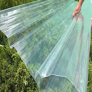 Paneles De Techo De Fibra De Vidrio Corrugados Del Piso Industrial Impermeable De mm 2mm Para El Corte Del Apartamiento - Product Image 5