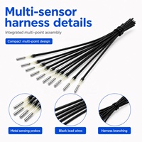 Ensemble de capteur de température NTC pour chargeur EV GAIMC, sonde métallique, support de montage, câble blindé tressé pour une charge rapide