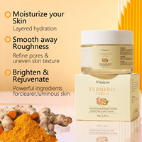 Crème Visage OEM ODM au Curcuma, Vitamine C et Centella Asiatica pour Femmes Africaines – Soin Hydratant et Éclaircissant Cosmétique Beauté