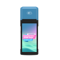 Terminal de point de vente portable intelligent Android 14 avec imprimante thermique intégrée de 58 mm, système de point de vente mobile, machine de paiement NFC