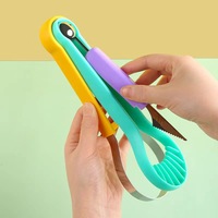 4-in-1 fruitballetjesvormer, kiwi-fruitlepel, meloenlepel, fruitpot, aardappelpuree-vormer, ijslepel, keukenhulpjes