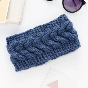 <strong>Chunky</strong> Knit Headband Ear Warmer Handmade Bandeau Cheveux Femme <strong>Wool</strong> Elastic Hair Band Winter Warm Hair Accessories for Women - Product Image 6