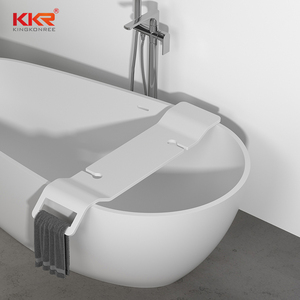 Estante <span class=keywords><strong>para</strong></span> Bañera de Superficie Sólida, Estante Colgante de Acrílico <span class=keywords><strong>para</strong></span> Bañera, Almacenamiento Lateral <span class=keywords><strong>para</strong></span> Bañera, Color Personalizado Disponible - Product Image 3
