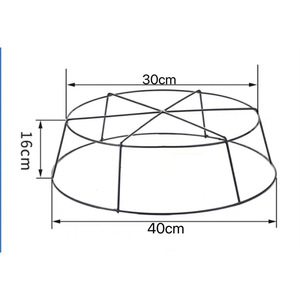 D80 Iron Frame Aeration Disc 70x80x30cm For Aquaculture Oxygenation Equipment - Product Image 4