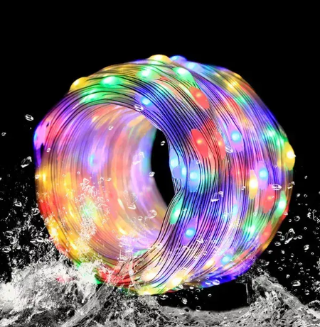 LED Fairy Stick Lamp 12V PVC String Lights IP68 Waterproof 10m Dimmable Neon Lights for Christmas Wedding Decoration