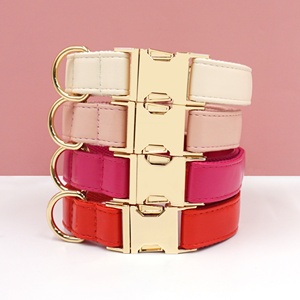 Nieuwe Productideeën 2024 In Mode Leren Hondenhalsband Graveren Nieuwe Hoogwaardige Leren Hondenhalsband Lederen Hondenhalsband Luxe - Product Image 1