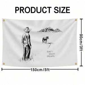 Digital Printing Outdoor Advertising Flags <b>Banners</b> 100%polyester Double Sided Music Fan <b>Banners</b> - Product Image 6