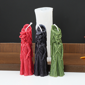 Moule à bougie en silicone <span class=keywords><strong>pour</strong></span> couples <span class=keywords><strong>mariés</strong></span>, Halloween, fantômes, mariée, crânes, <span class=keywords><strong>pour</strong></span> décoration intérieure, vente en gros - Product Image 4