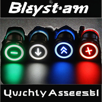 Interrupteur à bouton-poussoir personnalisable en acier inoxydable 22 mm, 12 V/220 V/110 V, lumière LED, 3 A max. Commande de verrouillage momentané IP65 actuelle