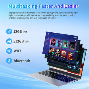 Le Tout Dernier Ordinateur Portable Professionnel Ultra Fin avec Écran 2K, Nouveau Modèle, Processeur i3, 12 Go de RAM, 512 Go SSD, Appareil Multiusage - Product Image 4