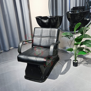 Chaise de shampooing de lavage de cheveux de barbier unité de lavage de <span class=keywords><strong>salon</strong></span> de beauté coiffeur chaises de lavage