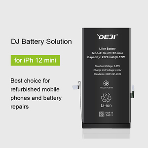 Baterías de teléfonos móviles DEJI para iPhone 12 Mini A2400 Batería No Popup Desconocido - Product Image 3