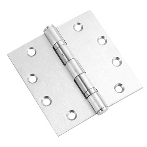 304 Stainless Steel Marine US Commercial Flat Butt Door Hinge 4.5x4.5 Inch 3mm 2BB <b>Yacht</b> Boat Hardware Accessories - Product Image 2