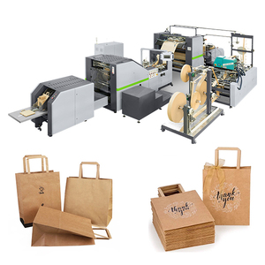 Marca Cara, mantenimiento automático, compras de joyas, bolsas de transporte, máquina para hacer bolsas de papel con asa plana - Product Image 2