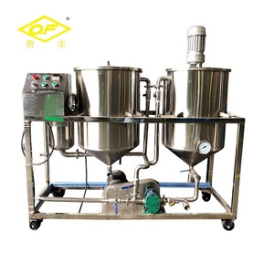 Equipo de refinación de aceite completamente automático, máquina desodorante de aceite de cocina para todas las semillas y nueces - Product Image 1