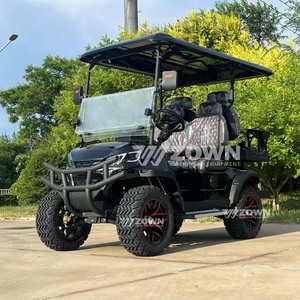 Black Luxury ZOWN Electric Golf Cart 48 Volt Street Legal Lithium Battery 5-6 Seats 30Km/h - Product Image 4