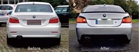 Kit carrosserie style M-tech, pare-chocs avant et arrière et jupes latérales pour BMW Série 5 E60 E61, pièces auto 2003-2009