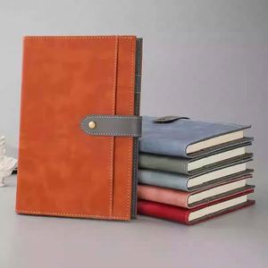 Carnet A5 Haut de Gamme Personnalisable en Cuir PU Simple avec Boucle Élégante pour Lecture Portable et Prise de Notes Professionnelles - Product Image 3