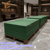 Panneaux muraux de salle de bain MDF 3mm haute brillance UV 4x8 MDF pour décoration vert foncé rouge ivoire blanc MDF bandes couvrant le mur