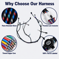 Konektor Kabel Terlindung ABS untuk Excavator Heat Shrink Tubing OEM ODM