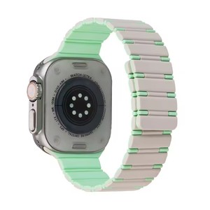Correa Deportiva Magnética de Silicona de Dos Tonos para <span class=keywords><strong>Apple</strong></span> <span class=keywords><strong>Watch</strong></span> Ultra 9 de 49 mm, Correa de Repuesto para iWatch Series <span class=keywords><strong>45</strong></span> 44 - Product Image 3