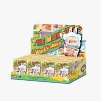 Boîte Mystère Officielle POPMART LABUBUU Wacky Mart Series - Lot de 12 Pièces Scellées, Jouet d'Art en PVC Original, Vente en Gros