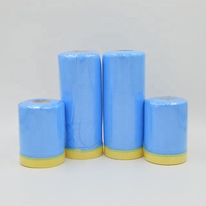 Custom washi paper tape covering <span class=keywords><strong>film</strong></span> pre tape masking <span class=keywords><strong>film</strong></span>, pre taped paint masking <span class=keywords><strong>film</strong></span> premium - Product Image 2