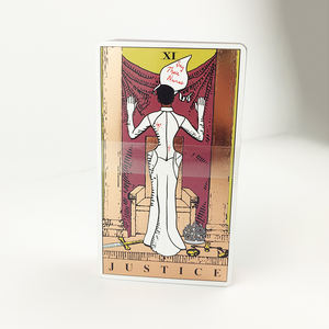 Cartes <span class=keywords><strong>Oracle</strong></span> de Luxe et de l'univers de l'astrologie, 14 pièces, différentes couleurs disponibles, bleu, rose, pour divination - Product Image 4