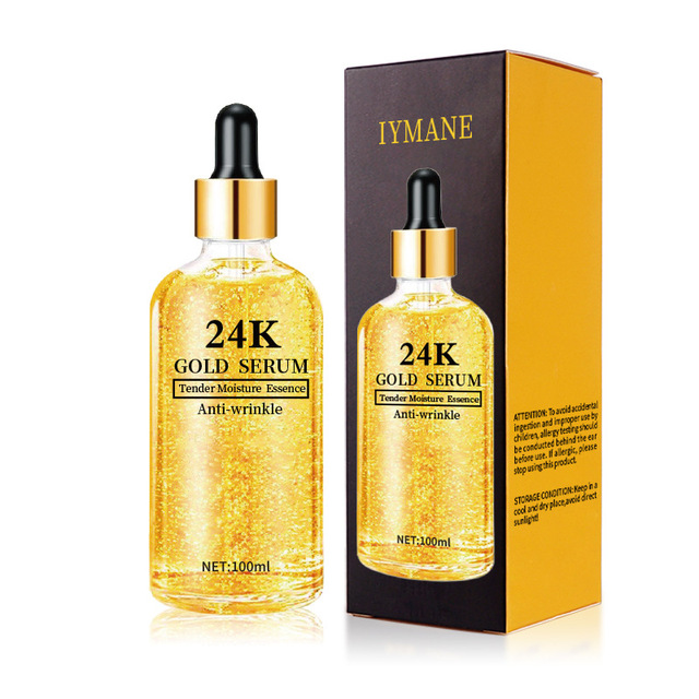 Anti Wrinkle Redness Serum for Face Rejuvenating Skin Collagen Peptides Face Serum 24k Gold Serum