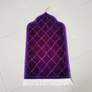 Cheap Thick Comfortable Prayer, Mat Excellent Islamic Gift Travel Janamaz Sajjadah Muslim Portable Namaz Seccade Prayer Rug/