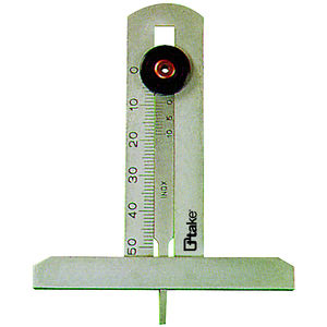 Jauge de mesure de la profondeur du pneu 0-30 mm en acier inoxydable pour une mesure précise - Product Image 1