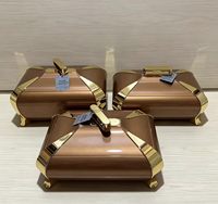 Juego de Cazuelas Rectangulares Clásicas para Regalo de Boda Estilo Americano, 3L 4L 5L, Recipientes Térmicos para Servir y Mantener la Comida Caliente
