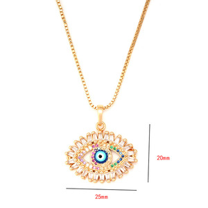 Collar de la joyería del diablo ojo Colgante Cruz-frontera <span class=keywords><strong>para</strong></span> amazon collar de joyas de <span class=keywords><strong>mujer</strong></span> - Product Image 3