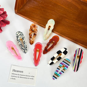 Bellaworld 2025 nuovo Accesorios Para El Cabello Elegantes fantasia fermaglio per capelli da donna colori personalizzati nuvola acetato fermaglio - Product Image 2